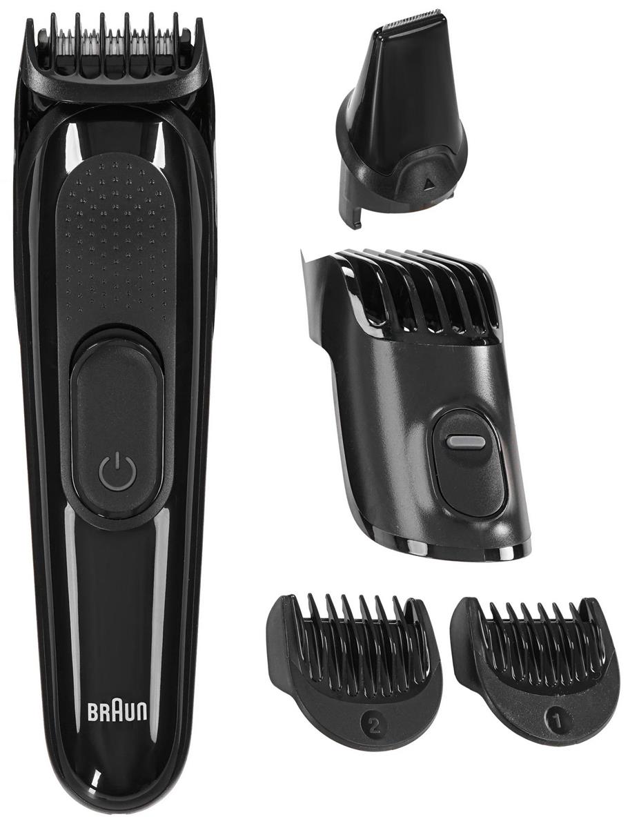 Изображение Триммер бороды и усов, волос Braun MGK3225, черный