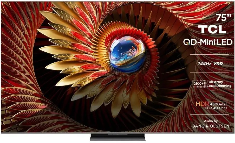 Изображение Телевизор TCL 75C8K 75" HDR, 4K Ultra HD Smart TV черный