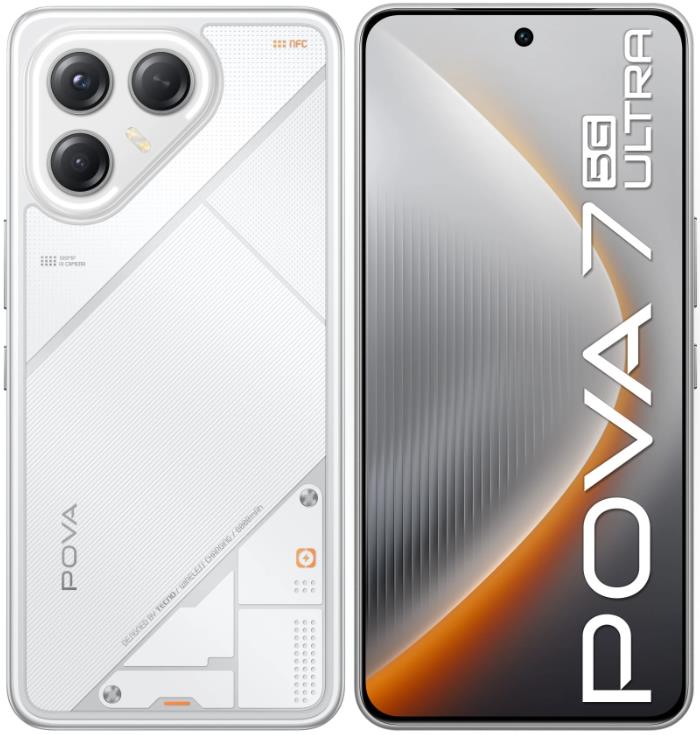 Изображение Смартфон TECNO Pova 7 Ultra 5G (256 Гб/12 Гб) белый
