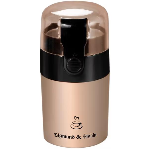 Изображение Кофемолка Zigmund & Shtain ZCG-08 150 Вт, 40 г (40 г/150 Вт /коричневый)