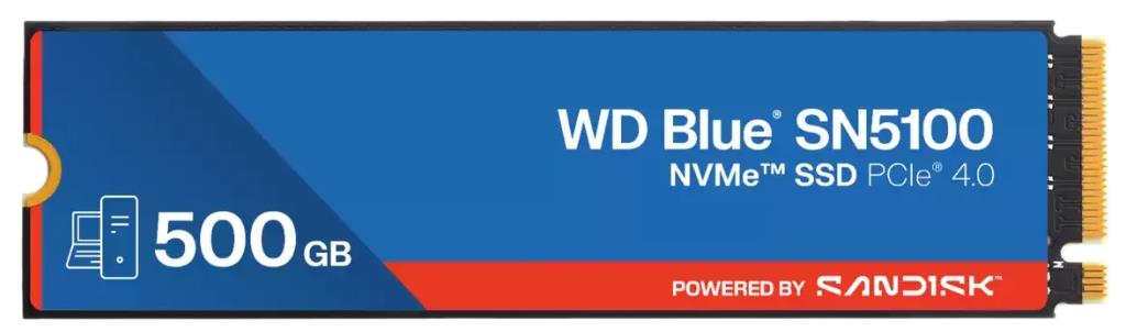 Изображение SSD диск Western Digital Blue SN5100 500 Гб 2280 (WDS500G5B0E)