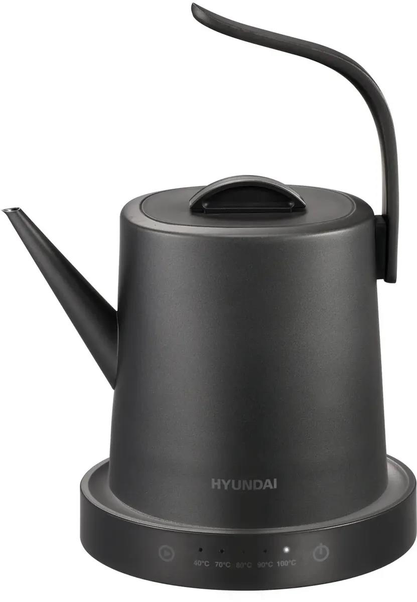 Изображение Электрический чайник Hyundai HYK-S5503  (1200 Вт/1 л /металл/титановый)