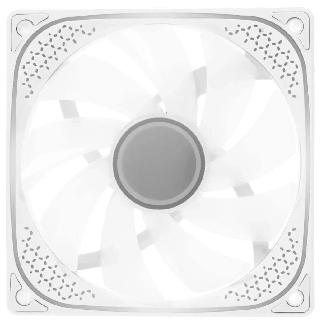 Изображение Вентилятор Accord ACC-YH12 ARGB WHITE (1500 об/мин , 120x120x25 мм,4-pin PWM)