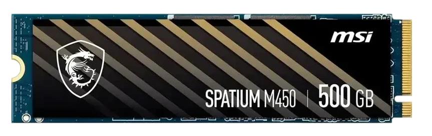 Изображение SSD диск MSI SPATIUM M450 V1 500 Гб 2280 (S78-440K380-P83)