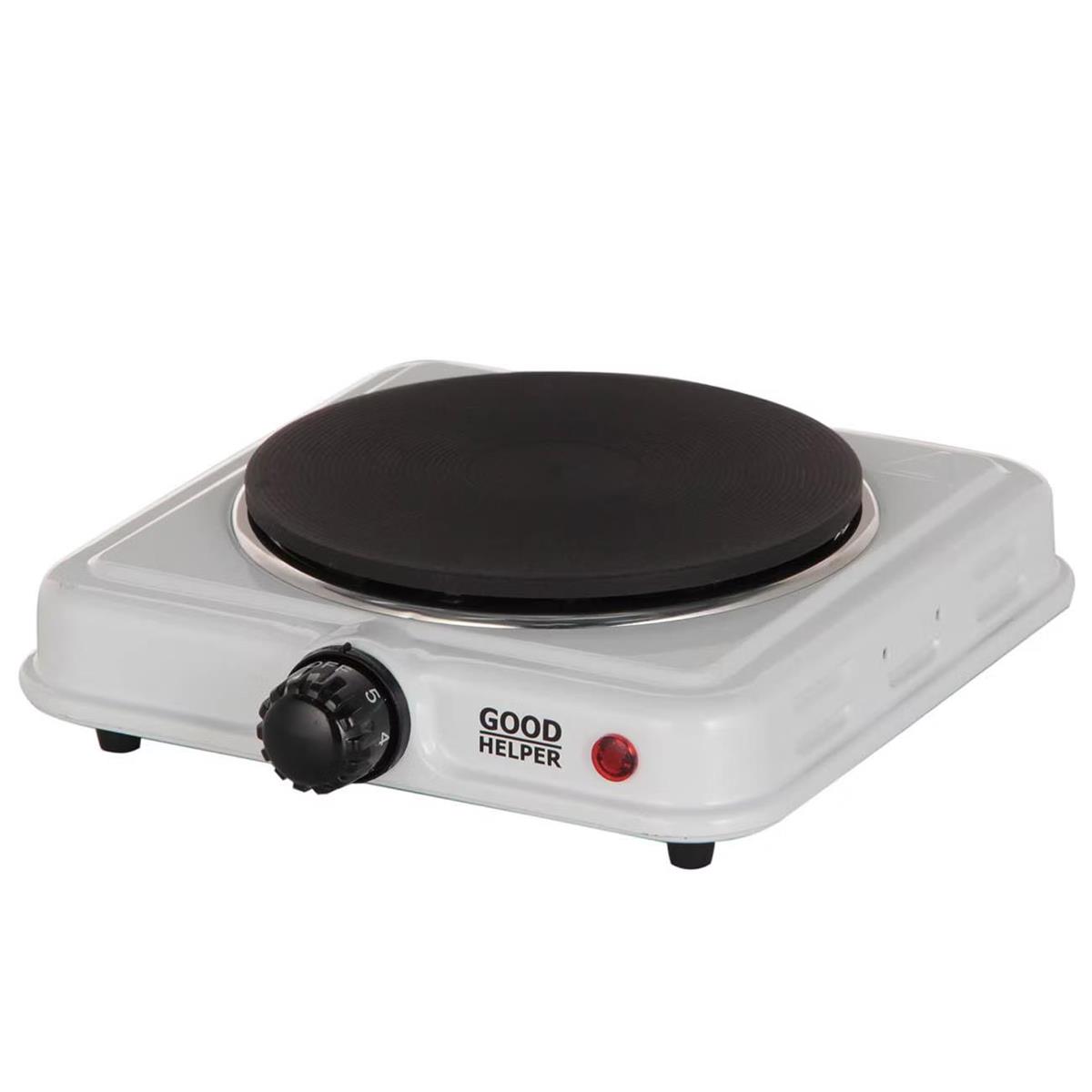 Изображение Плита настольная Goodhelper ES-10P15 (электрическая, чугун, белый)
