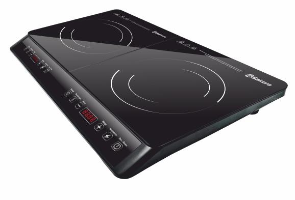 Изображение Плита настольная Sakura SA-7171 2конф (Индукционная, закаленное стекло, черный)