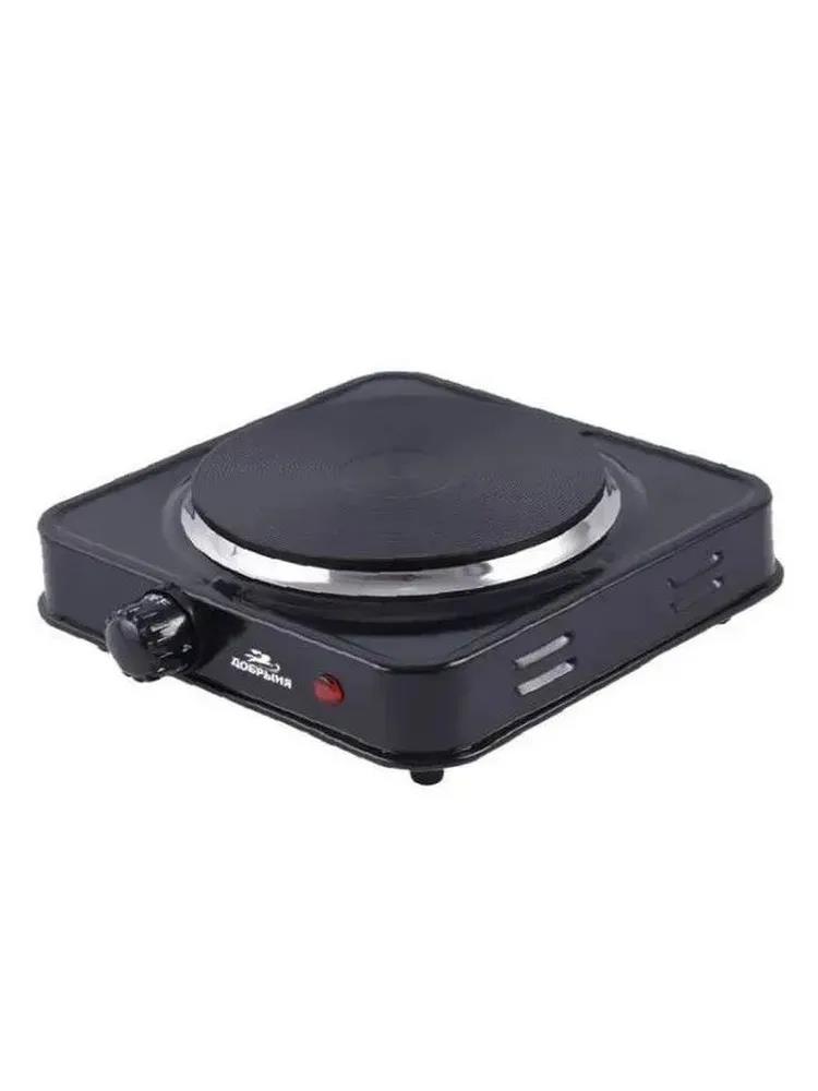 Изображение Плита настольная Добрыня DO-2206B (электрическая, чугун, черный)