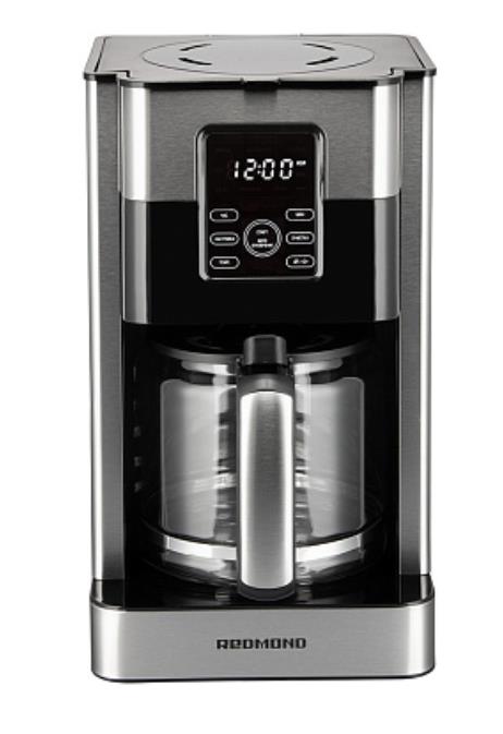 Изображение Кофеварка REDMOND CM704 серебристый/черный (капельная/1,8 л /1000 Вт )