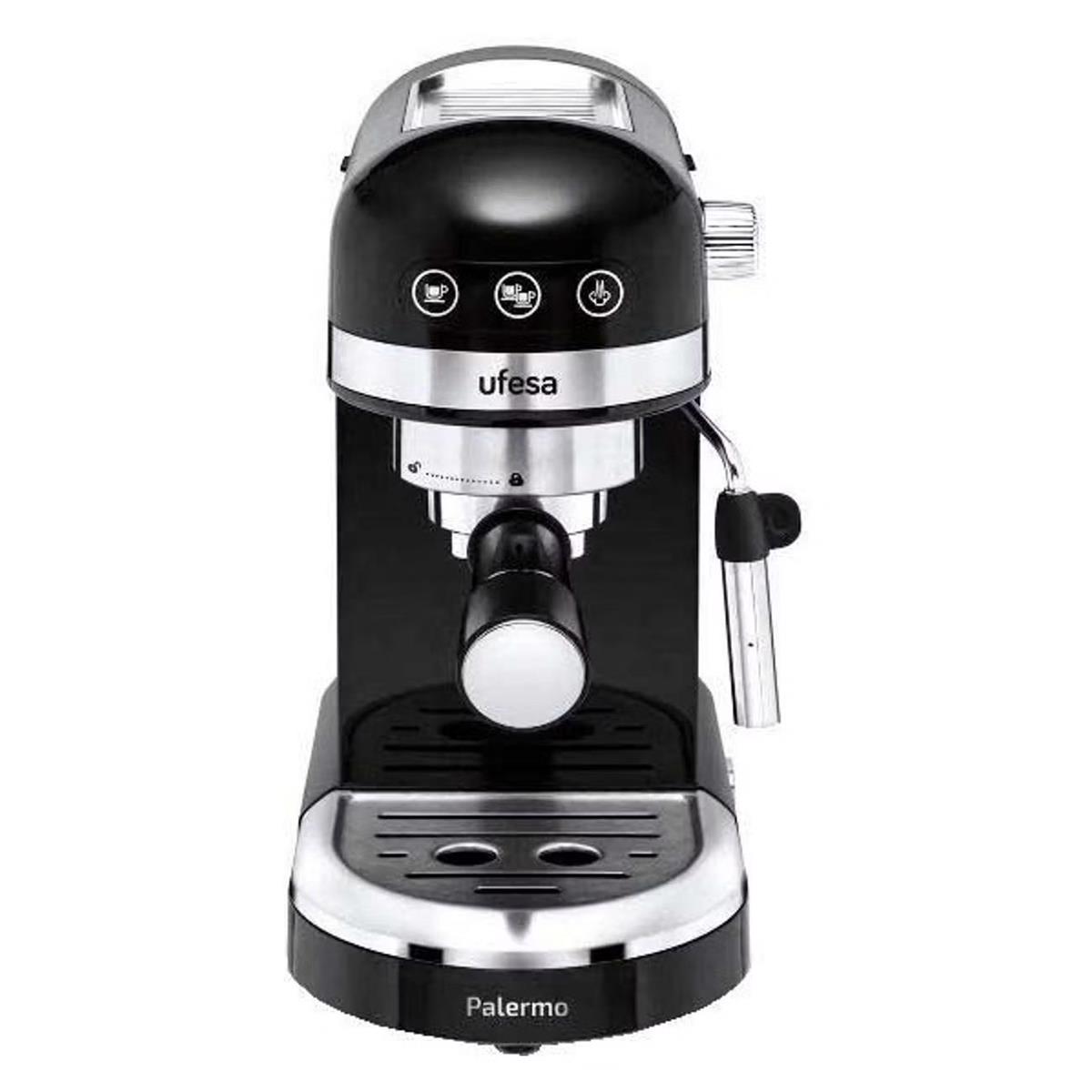 Изображение Кофеварка Ufesa PALERMO BLACK черный (рожковая//1350 Вт )