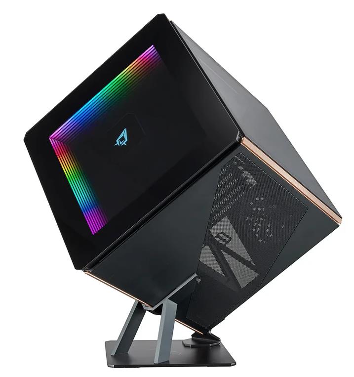 Изображение Корпус AZZA Regis Black (mATX, ATX, Mini-ITX, черный, без БП)/(CSAZ-902 REGIS)