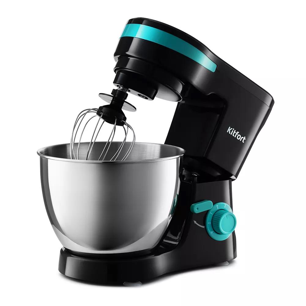 Изображение Миксер Kitfort КТ-3044-4 (1000 Вт /черный, бирюзовый)