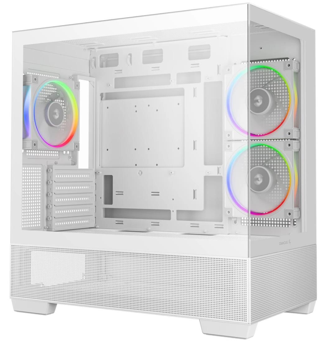 Изображение Корпус Deepcool CG380 3F White (mATX, Mini-ITX, черный, без БП)/(CG380 3F WH)