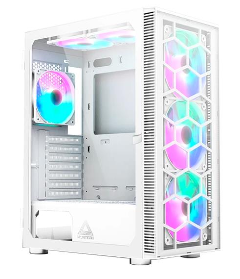 Изображение Корпус Montech X3 GLASS White (mATX, ATX, Mini-ITX, белый, без БП)/(X3 GLASS WH)