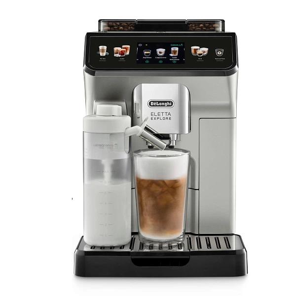 Изображение Кофемашина DeLONGHI ECAM450.55.S (/19 бар/серебристый, черный)