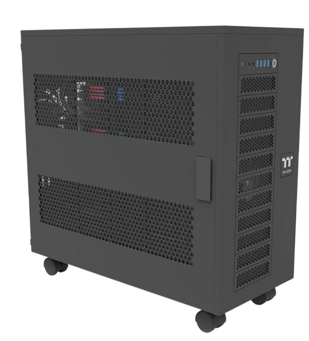 Изображение Корпус Thermaltake AX700 Black (mATX, ATX, Mini-ITX, EATX, SSI EEB, SSI CEB, XL-ATX, черный, без БП)/(CA-11B-00F1NN-00)