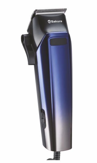 Изображение Машинка для стрижки  Sakura SA-5119BL, черный, синий