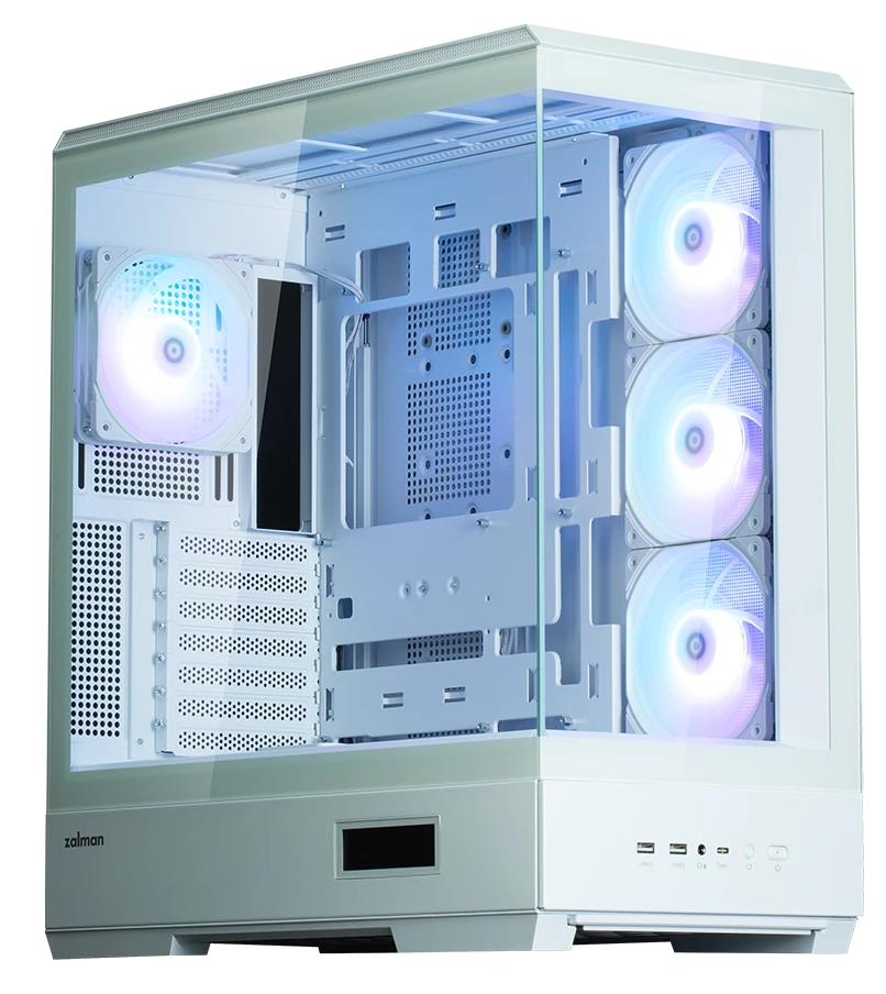 Изображение Корпус Zalman P50 DS WHITE (mATX, ATX, Mini-ITX, белый, без БП)/(P50 DS WHITE)