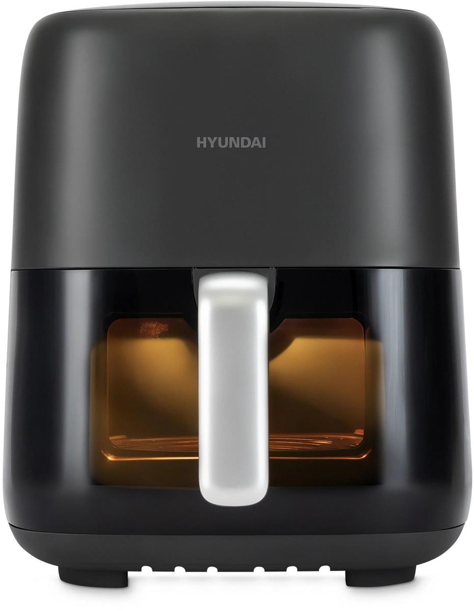 Изображение Аэрогриль Hyundai HYF-3008 1500Вт серый/черный (1500 Вт /4,5 л )