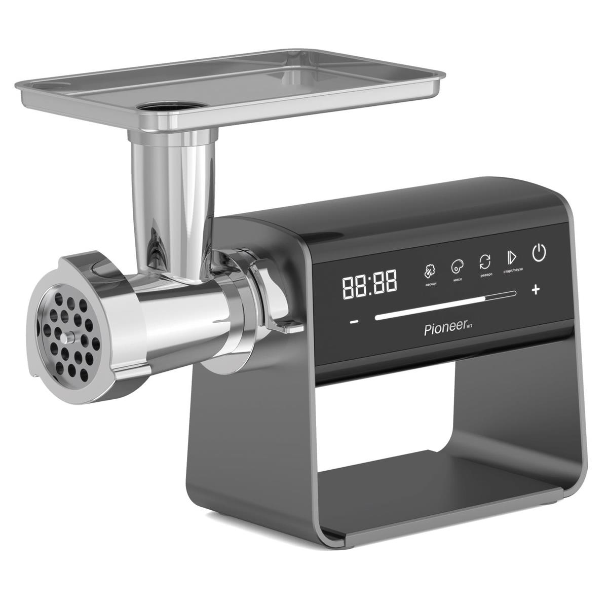 Изображение Мясорубка Pioneer MG225 (3000 Вт /3 кг/мин/серый)