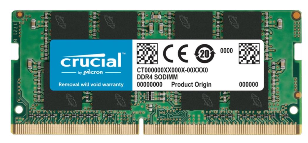 Изображение Оперативная память 8 GB DDR4 Crucial CT8G4SFRA32A (25600 МБ/с, 3200 МГц, CL22)