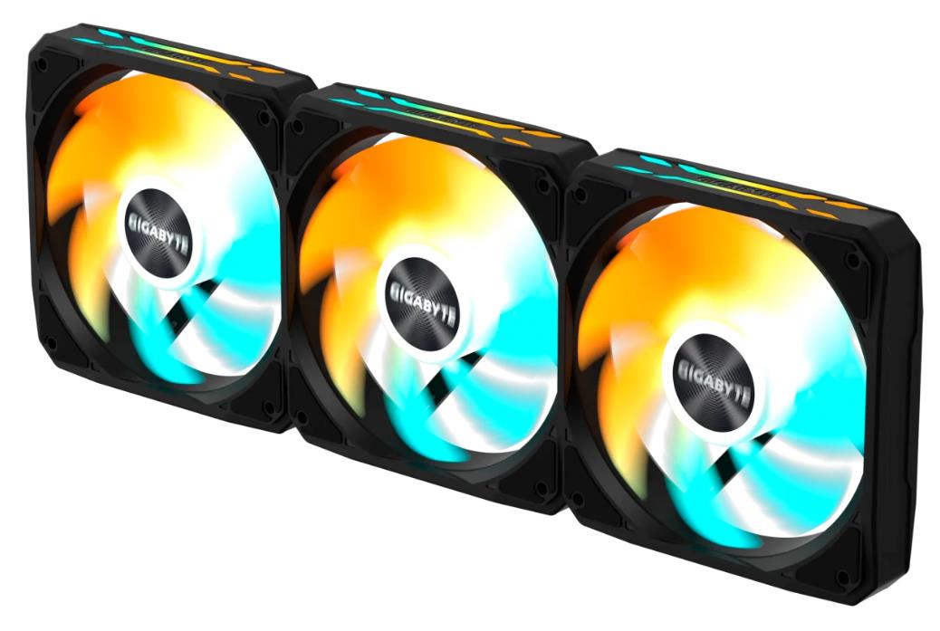 Изображение Вентилятор GIGABYTE EZ CHAIN FAN 120 (2200 об/мин , 120x120x25 мм,4-pin PWM)