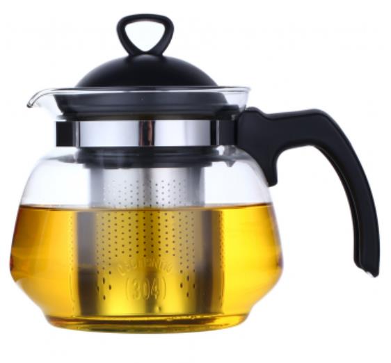 Изображение Чайник заварочный Zeidan Z-4295 (черный, прозрачный/0,7 л )