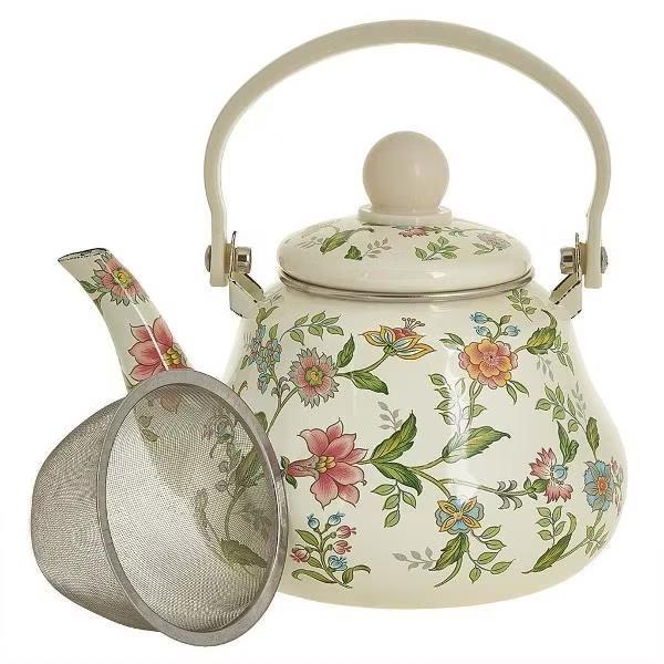 Изображение Чайник METALLONI EM-1333 (1,2, л л /рисунок, белый)