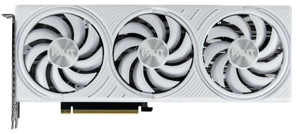 Изображение Видеокарта Palit NVIDIA GeForce RTX 5070 White OC 12Gb 12 Гб (GeForce RTX 5070, GDDR7)/(NE75070U19K9-GB2050W)