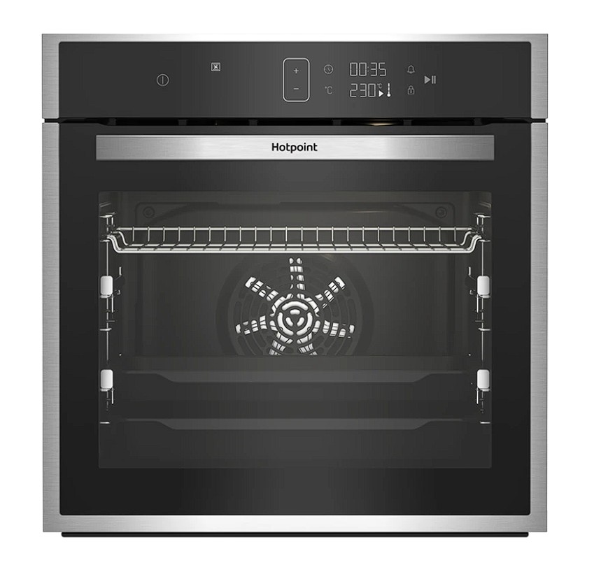Изображение Духовой шкаф HOTPOINT FE8 1352 DSC IX (72 л , чёрный, нержавеющая сталь)