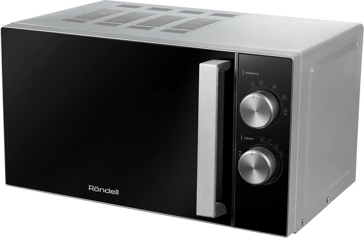 Изображение Микроволновая печь Rondell RDE-MW208 (700 Вт  20 л    черный, серебристый)