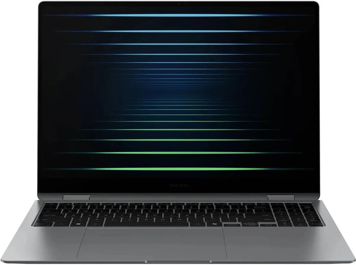 Изображение Ноутбук Samsung Galaxy Book5 Pro 360 (Intel 226V 2100 МГц/ SSD 512 ГБ  /RAM 16 ГБ/ 16" 2880x1800/VGA встроенная/ Windows 11 Home) (NP960QHA-KG3IN)