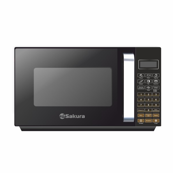 Изображение Микроволновая печь Sakura SA-7057BK (700 Вт  20 л    черный)