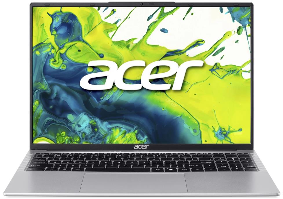 Изображение Ноутбук Acer Aspire Lite 16 AL16-54P-59ZA (Intel 120U 1400 МГц/ SSD 512 ГБ  /RAM 32 ГБ/ 16" 1920x1200/VGA встроенная/ Без ОС) (NX.DJ8CD.001)