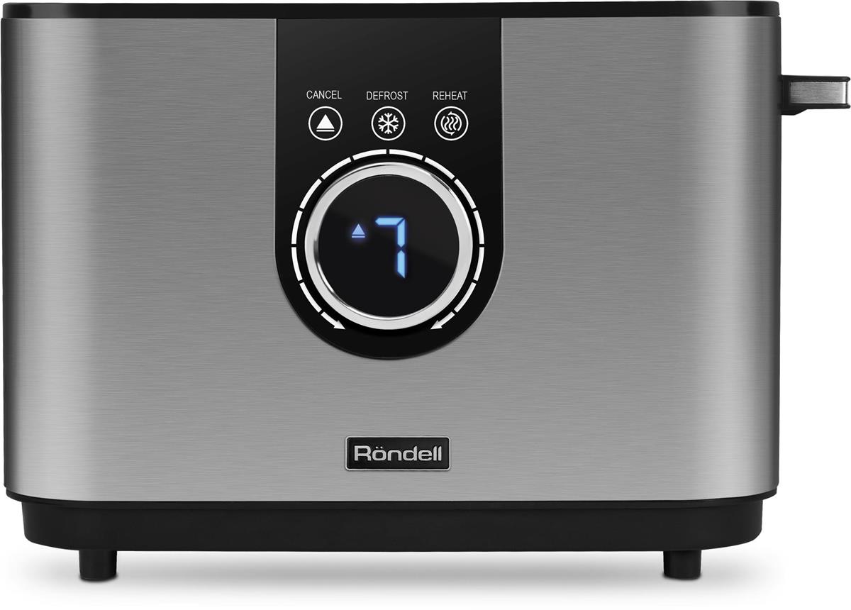 Изображение Тостер Rondell RDE-1202 (920 Вт  черный, серебристый)