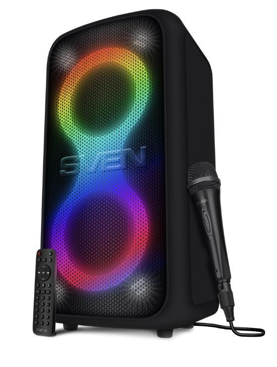 Изображение Портативная акустика Sven PS-1000 160W 1.0 BT/3.5Jack 8000mAh (SV-022686) (160 Вт   черный)