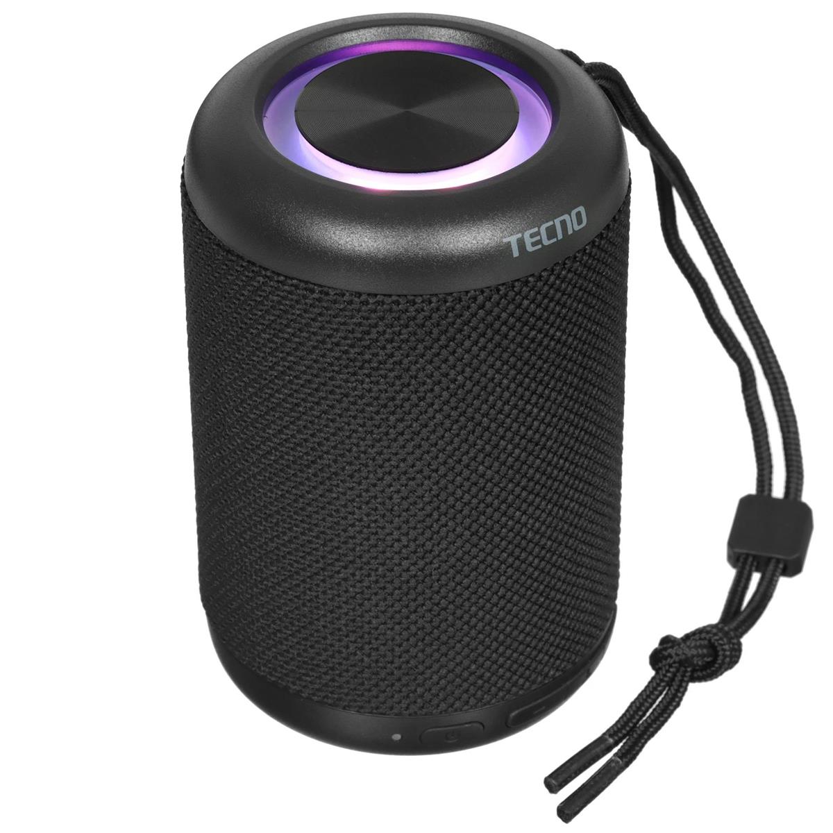 Изображение Портативная акустика TECNO S3 Square 3W 1.1 BT 2000mAh (S3) (3 Вт   черный)
