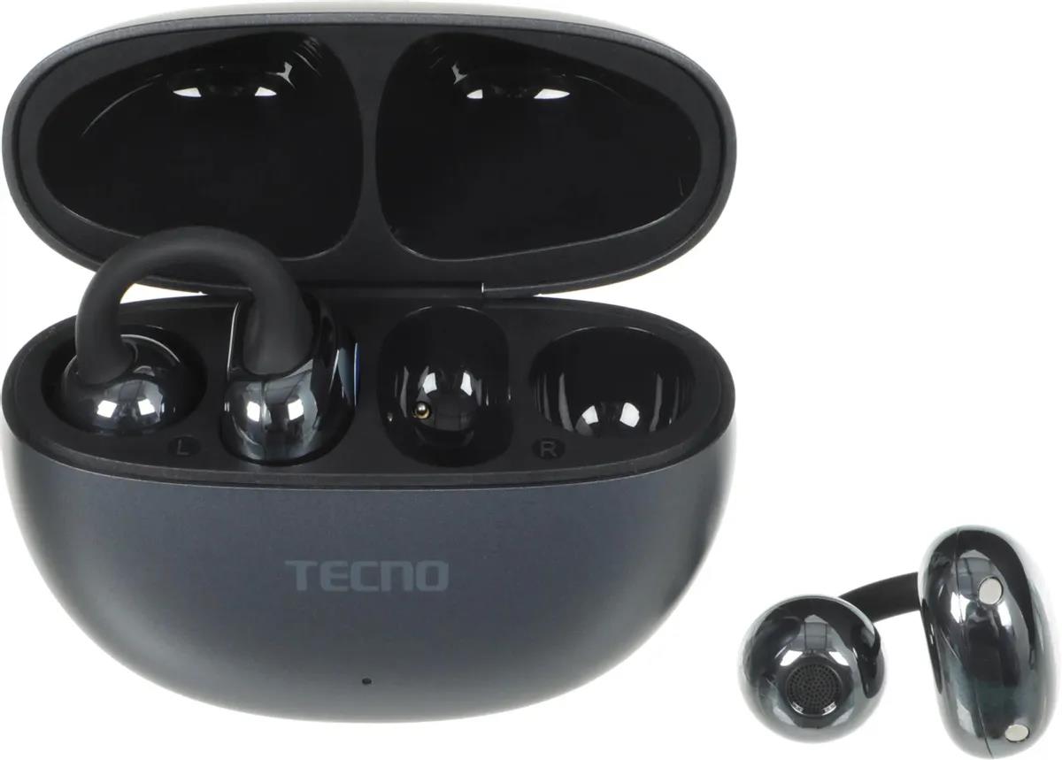 Изображение Bluetooth-гарнитура/наушники TECNO OW01 Grey (серый)