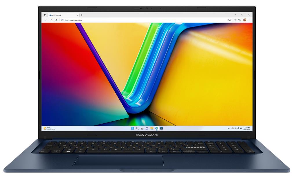 Изображение Ноутбук Asus X1704VA Vivobook 17 (Intel 120U 1400 МГц/ SSD 512 ГБ  /RAM 16 ГБ/ 17.3" 1920x1080/VGA встроенная/ Без ОС) (90NB13X2-M00BN0)