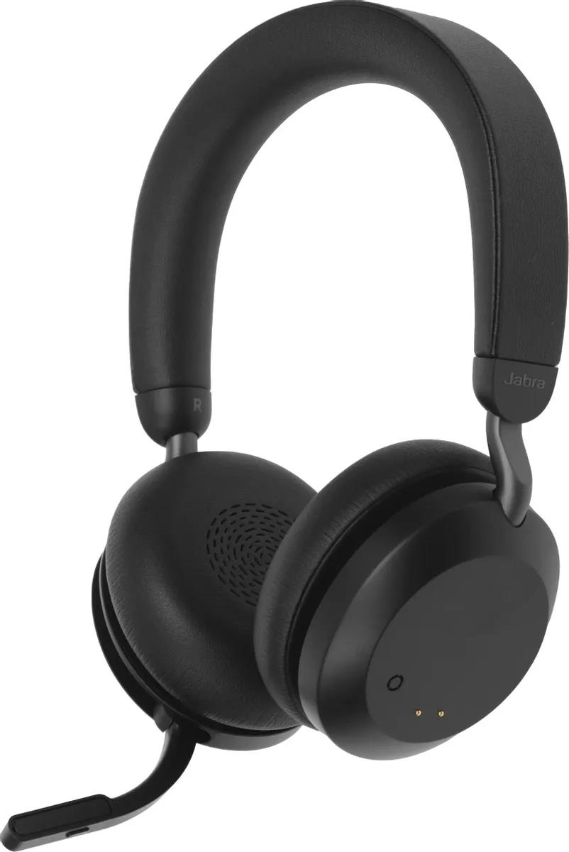 Изображение Bluetooth-гарнитура/наушники Jabra Evolve2 75, Link380c MS Stereo (черный)