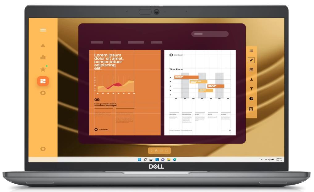 Изображение Ноутбук DELL Latitude 5450 (Intel 135H 1700 МГц/ SSD 512 ГБ  /RAM 16 ГБ/ 14" 1920x1080/VGA встроенная/ Linux) (5450-5657)