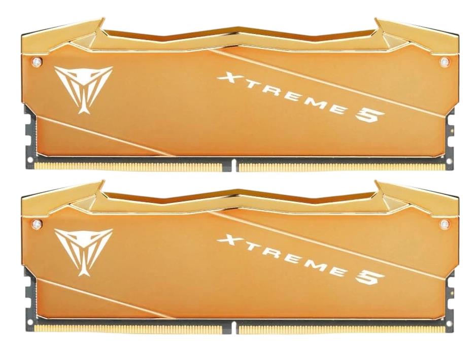 Изображение Оперативная память 2x16 GB DDR5 Patriot Viper Xtreme 5 Aurum (64000 МБ/с, 8000 МГц, CL38)