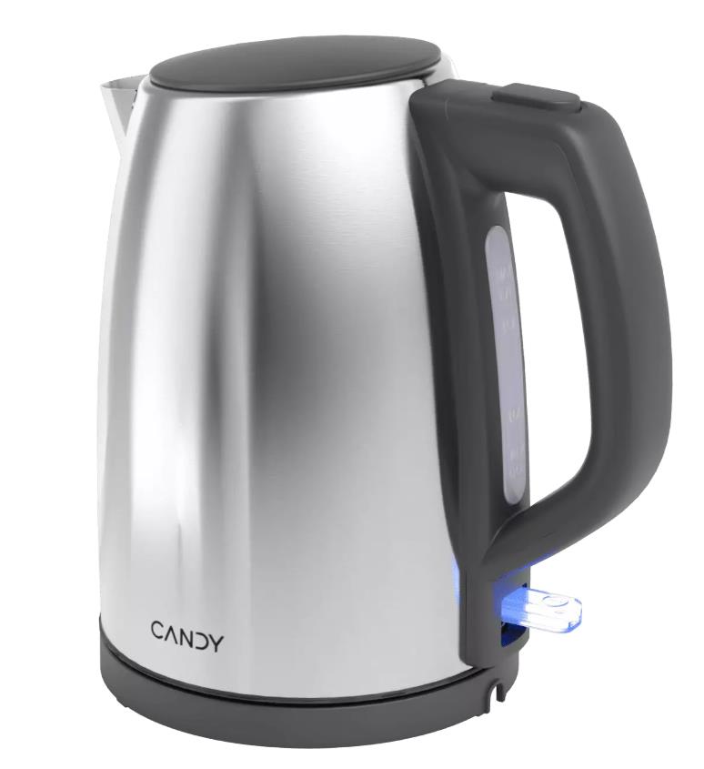 Изображение Электрический чайник Candy CK-203 (2200 Вт/1,7 л /нержавеющая сталь/сталь)