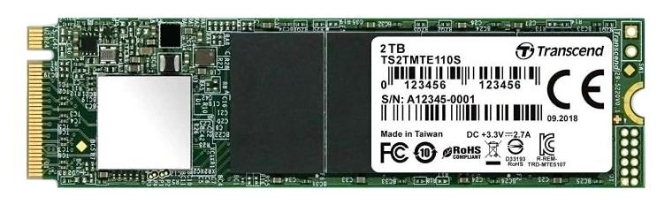 Изображение SSD диск Transcend MTE110S 2000 Гб 2280 (TS2TMTE110S)