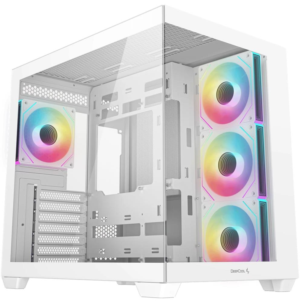 Изображение Корпус Deepcool CG530 4F White (mATX, ATX, Mini-ITX, белый, без БП)/(CG530 4F WH)
