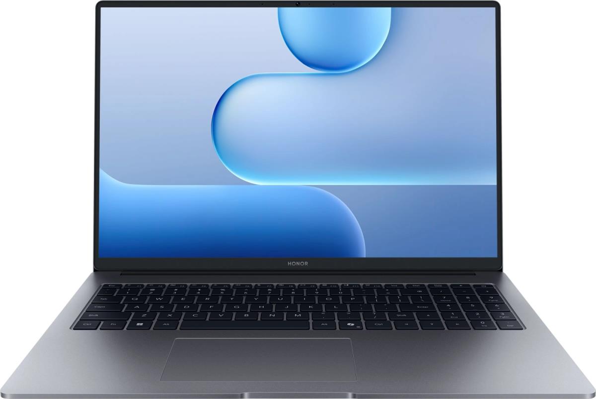 Изображение Ноутбук HONOR MagicBook X16 2026 (Intel 125H 1200 МГц/ SSD 1024 ГБ  /RAM 16 ГБ/ 16" 1920x1200/VGA встроенная/ Без ОС) (5301ARGN)