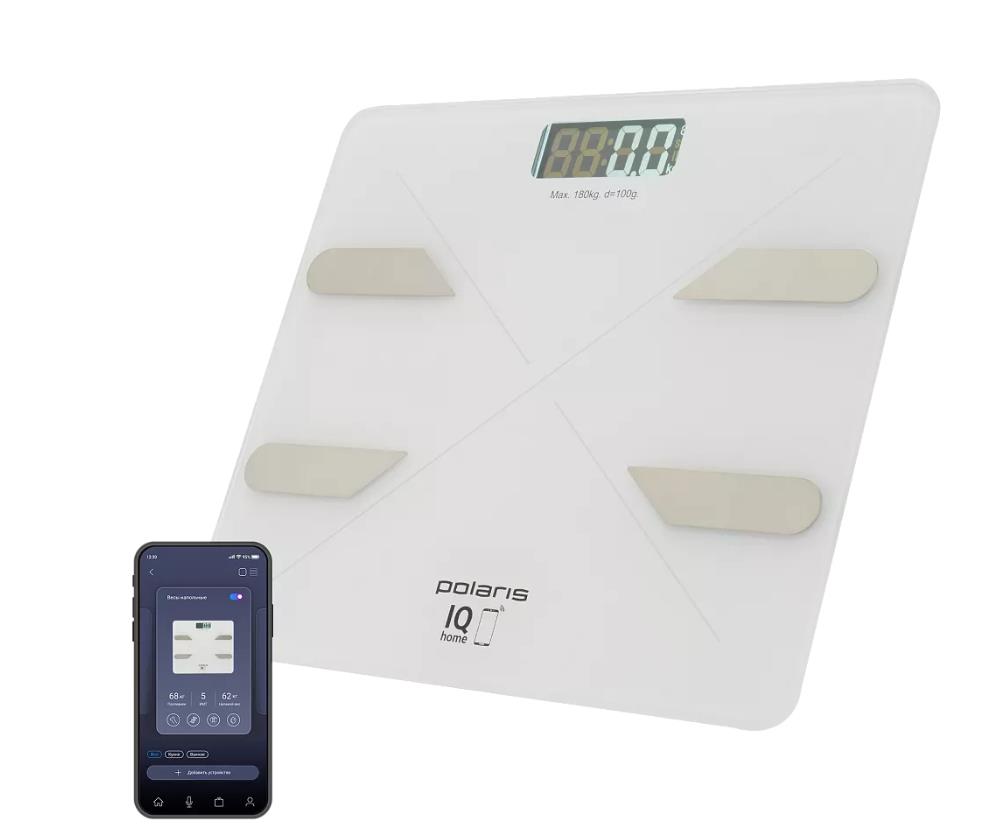 Изображение Весы Polaris PWS 1898 IQ Home макс.180кг,белый