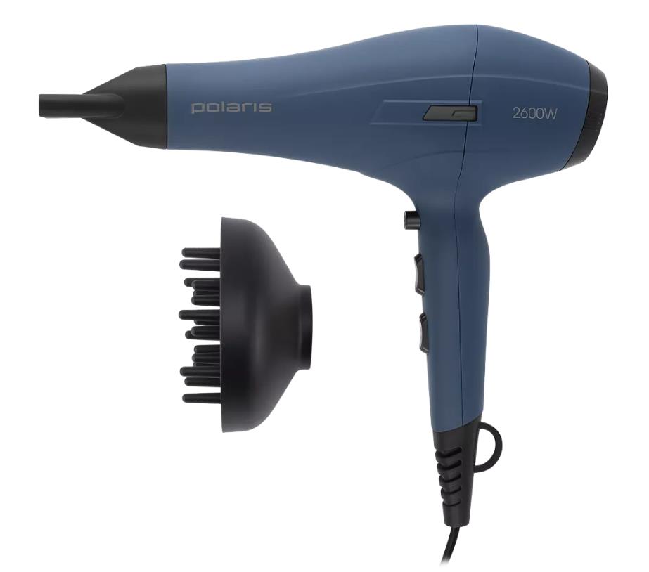 Изображение Фен Polaris PHD 2600ACi Salon Hair (2600 Вт /синий)