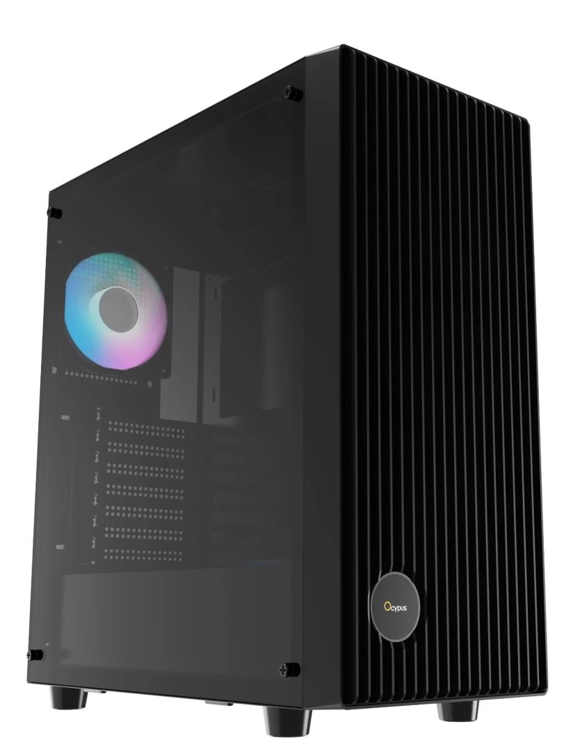 Изображение Корпус Ocypus Gamma C70 BK ARGB (mATX, ATX, Mini-ITX, черный, без БП)/(Gamma C70 BK ARGB)