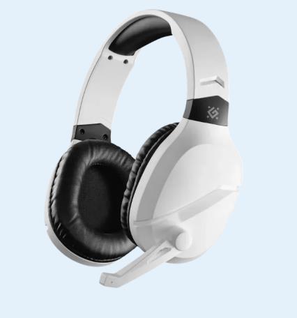 Изображение Bluetooth-гарнитура/наушники Defender Phantom LED (белый)