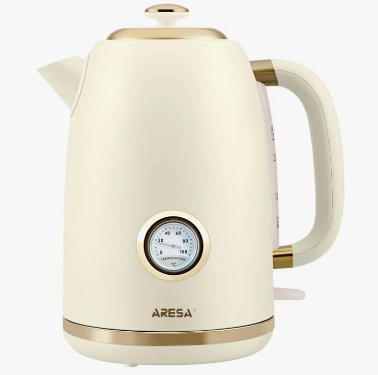 Изображение Электрический чайник Aresa AR-3478 (2200 Вт/1,8 л /нержавеющая сталь/)